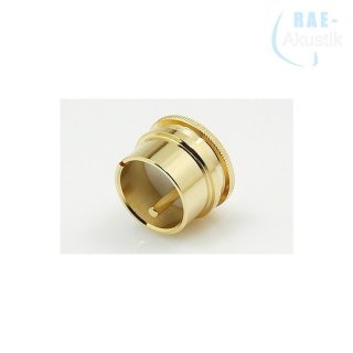 Abschlusskappen / Caps für XLR - Female - 24k Gold