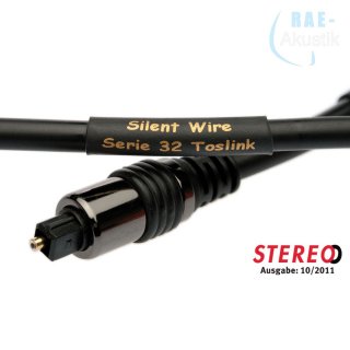 Silent WIRE Serie 32 Optokabel, Toslink, ab 0,5 m