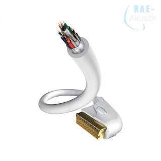 inakustik - Scart-Kabel weiß Premium