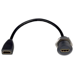 inakustik - HDMI Doppelkupplung mit Kabel Premium
