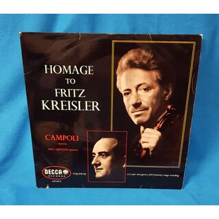 Alfredo Campoli / Eric Gritton - Homage To Fritz Kreisler (LP)