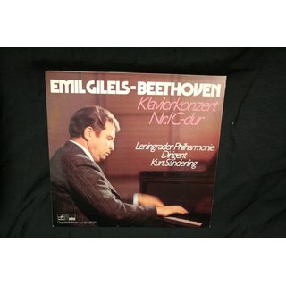 Ludwig van Beethoven - Emil Gilels, Kurt Sanderling, Die Leningrader Philharmonie* - Klavierkonzert Nr.1 C-dur