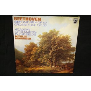 Beethoven*, Neville Marriner*, Academy Of St. Martin-In-The-Fields* - Symphony No. 4, Op. 60/ Grosse Fuge, Op. 133