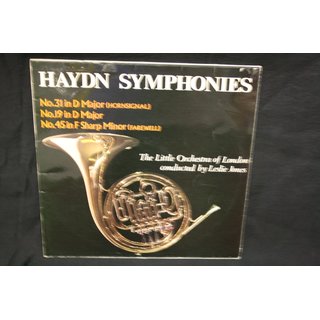 Haydn* / Leslie Jones, The Little Orchestra Of London - Symphony No. 31 In D Major Hornsignal, Symphony No. 19 In D Major, Symphony No. 45 In F Sharp Major Farewell