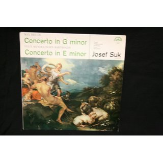 Josef Suk, Max Bruch, Felix Mendelssohn-Bartholdy, The Czech Philharmonic Orchestra - Concerto In G And E Minor
