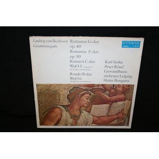 Ludwig van Beethoven - Gewandhausorchester Leipzig, Heinz Bongartz - Romanze G-dur Op. 40, Romanze F-dur Op. 50, Konzert C-dur WoO 5, Rondo B-dur WoO 6