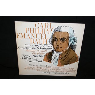 Carl Philipp Emanuel Bach Concerto, Sonata, Trio - Delius, Wolf. Marschner / LP