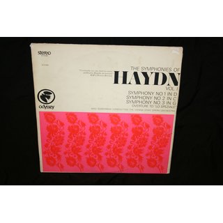 Haydn*, Max Goberman, The Vienna State Opera Orchestra* - The Symphonies Of Haydn Vol. 1 / Symphony No. 1 In D / Symphony No. 2 In C / Symphony No. 3 In G / Overture To Lo Speziale