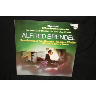 Mozart* / Alfred Brendel, Academy Of St.Martin-in-the-Fields*, Neville Marriner* - Piano Concertos No. 20 In D Minor, K. 466 / No. 23 In A, K. 488