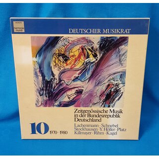 LP Zeitgenössische Musik in der Bundesrepublik Deutschland 10 (1970-1980)